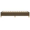 cadre de lit Marron foncé 80x200 cm Tissu