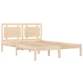 Cadre de lit Bois massif 140x190 cm