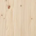 Cadre de lit Bois de pin massif 140x190 cm