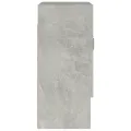 Armoire murale Gris béton 60x31x70 cm Bois d'ingénierie