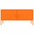 Meuble TV Orange 105x35x50 cm Acier