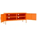 Meuble TV Orange 105x35x50 cm Acier