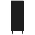 Buffet Noir 70x34x90 cm Bois d'ingénierie
