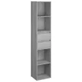 Bibliothèque Sonoma gris 36x30x171 cm Bois d'ingénierie