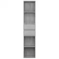 Bibliothèque Sonoma gris 36x30x171 cm Bois d'ingénierie