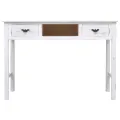 Table console Blanc antique 110 x 45 x 76 cm Bois