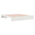 Cadre de lit Blanc Bois massif 180x200 cm Super King