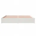 Cadre de lit Blanc Bois massif 180x200 cm Super King