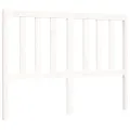 Cadre de lit avec tête de lit blanc 140x190 cm bois massif