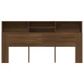 Armoire de tête de lit Chêne marron 200x19x103,5 cm