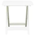 Table pliable de jardin Blanc 79x72x70 cm Plastique