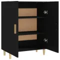 Buffet Noir 70x34x90 cm Bois d'ingénierie