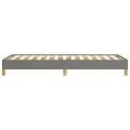 Cadre de lit Gris foncé 90x200 cm Tissu