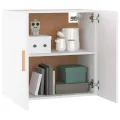 Armoire murale Blanc 60x30x60 cm Bois d'ingénierie
