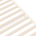Cadre de lit Blanc Bois massif 75x190 cm Petit simple