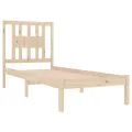 Cadre de lit bois massif 90x190 cm simple