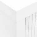 Armoire à portes coulissantes Blanc 90x40x90 cm Acier