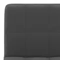 Tabourets de bar lot de 2 noir velours