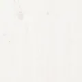 Cadre de lit Blanc Bois de pin massif 100x200 cm