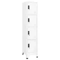 Armoire à casiers Blanc 38x45x180 cm Acier