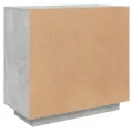 Buffet Gris béton 80x40x75 cm Bois d'ingénierie