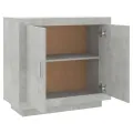Buffet Gris béton 80x40x75 cm Bois d'ingénierie