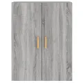 Armoires murales 2 pcs sonoma gris bois d'ingénierie