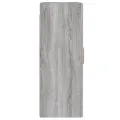 Armoires murales 2 pcs sonoma gris bois d'ingénierie