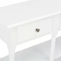 Table console Blanc 120x30x76 cm MDF