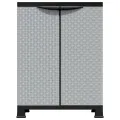 Armoire en plastique 68x39x92 cm Design de rotin