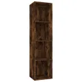Bibliothèque/Meuble TV Chêne fumé 36x30x143cm Bois d'ingénierie