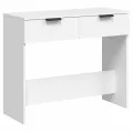 Table console Blanc 90x36x75 cm Bois d'ingénierie