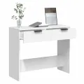 Table console Blanc 90x36x75 cm Bois d'ingénierie