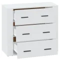 Buffet Blanc 80x33x70 cm Bois d'ingénierie