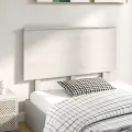 Tête de lit Blanc 124x6x82,5 cm Bois massif de pin