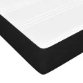 cadre de lit avec matelas Noir 100x200 cm Tissu