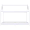 Cadre de lit d'enfant Blanc Bois de pin massif 80x160 cm