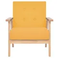 Fauteuil Jaune Tissu