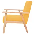 Fauteuil Jaune Tissu