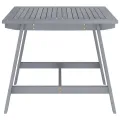 Table à dîner de jardin Gris 88x88x74 cm Bois d'acacia massif