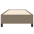 Cadre de lit Taupe 90x190 cm Tissu