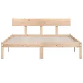 Cadre de lit Bois de pin massif 160x200 cm