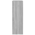 Bibliothèque Sonoma gris 60x24x74,5 cm Bois d'ingénierie