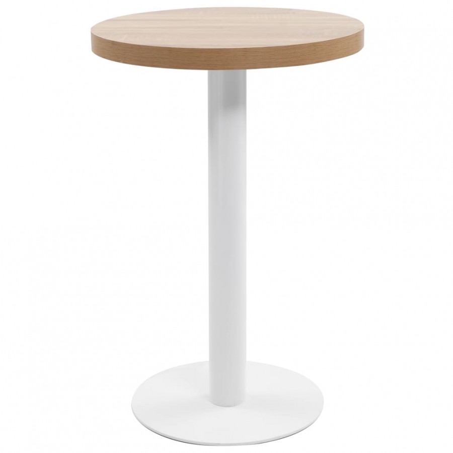 Table de bistro Marron clair 50 cm MDF