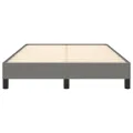 Cadre de lit Gris foncé 120 x 200 cm Tissu