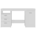 Bureau Blanc 140x50x76 cm Aggloméré