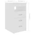 Bureau Blanc 140x50x76 cm Aggloméré