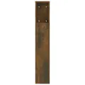 Armoire de tête de lit Chêne fumé 180x18,5x104,5 cm