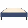 cadre de lit Bleu 100x200 cm Tissu