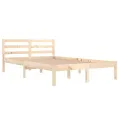 Cadre de lit Bois de pin massif 120x200 cm
